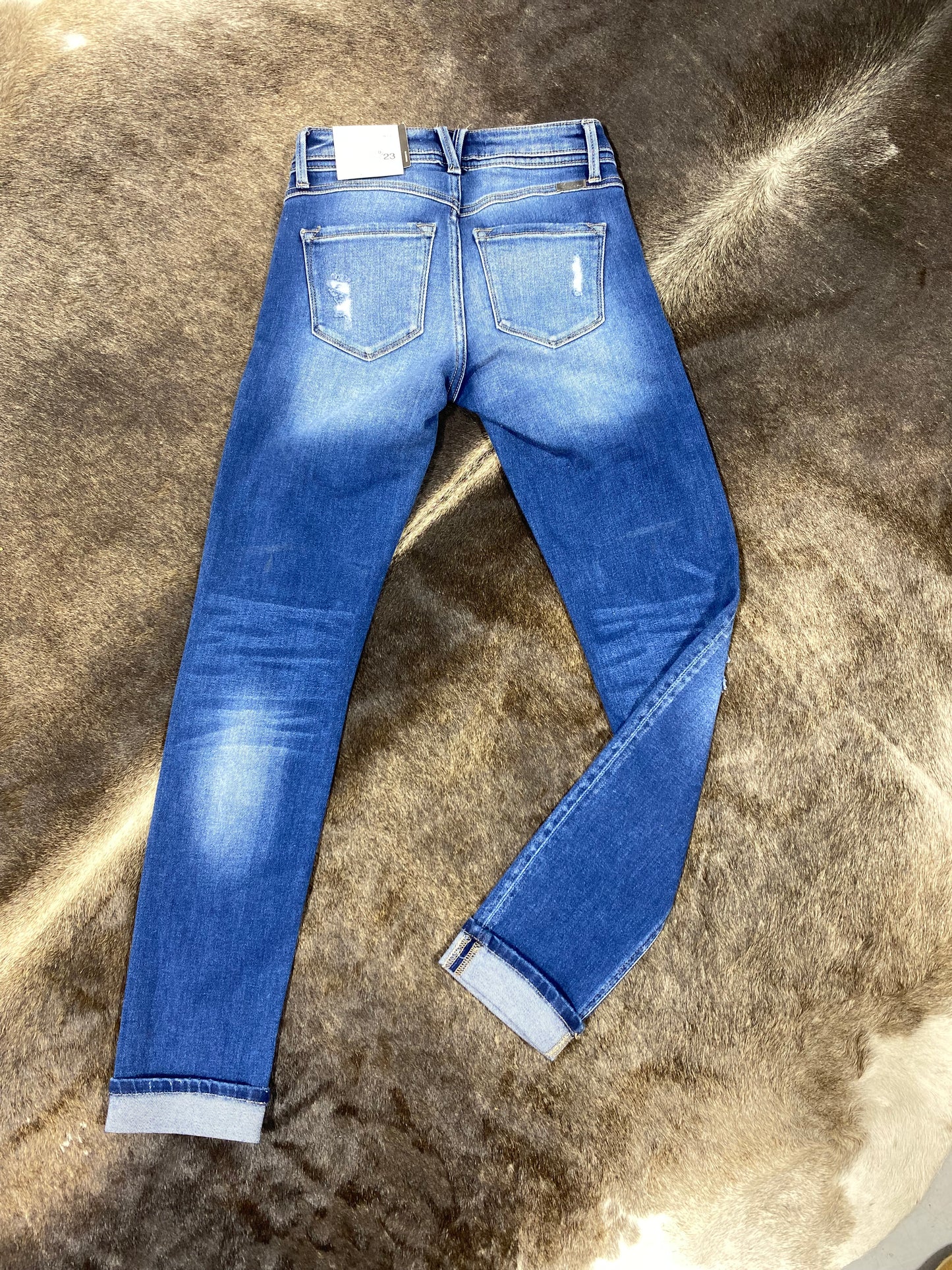 KanCan Mid Rise Repaired Skinny